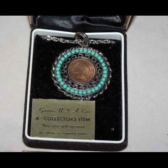 Very Rare 1907 Indian Head Penny Pendant Necklace. - Picture 6 of 6